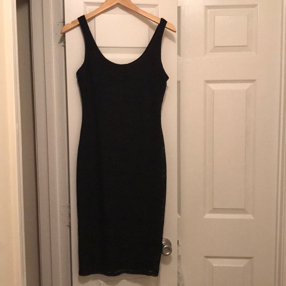 Black knit Midi